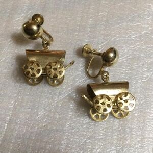 Vintage Covered Wagon Earrings